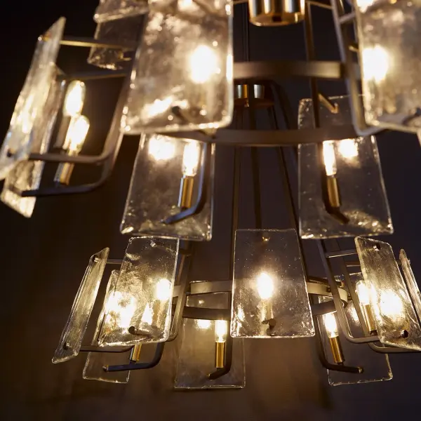Tioga 12-Light Chandelier in Noir - Image 3