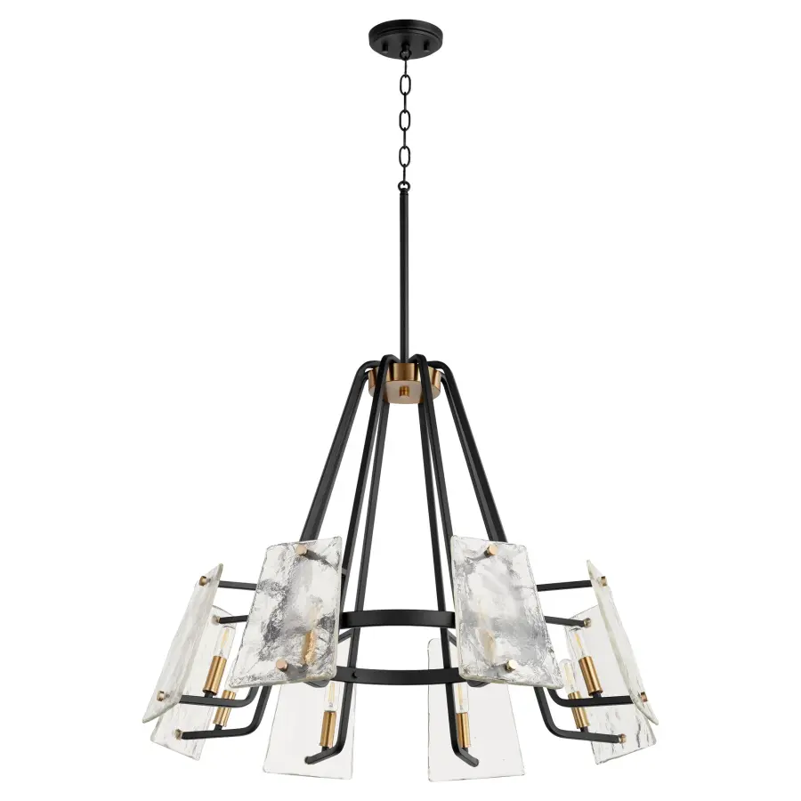 Tioga 8-Light Chandelier in Noir - Image 1