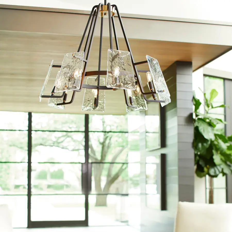 Tioga 8-Light Chandelier in Noir - Image 2