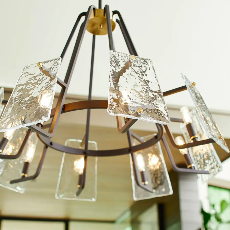 Tioga 8-Light Chandelier in Noir - Image 3