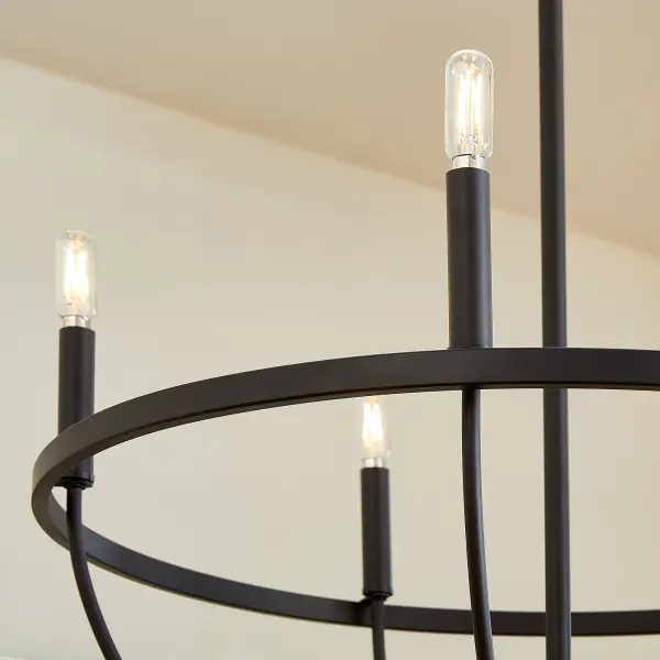 Tribute 5-Light Chandelier in Matte Black - Image 6