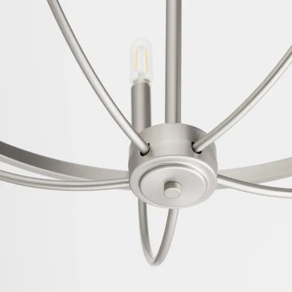 Tribute 5-Light Chandelier in Satin Nickel - Image 5