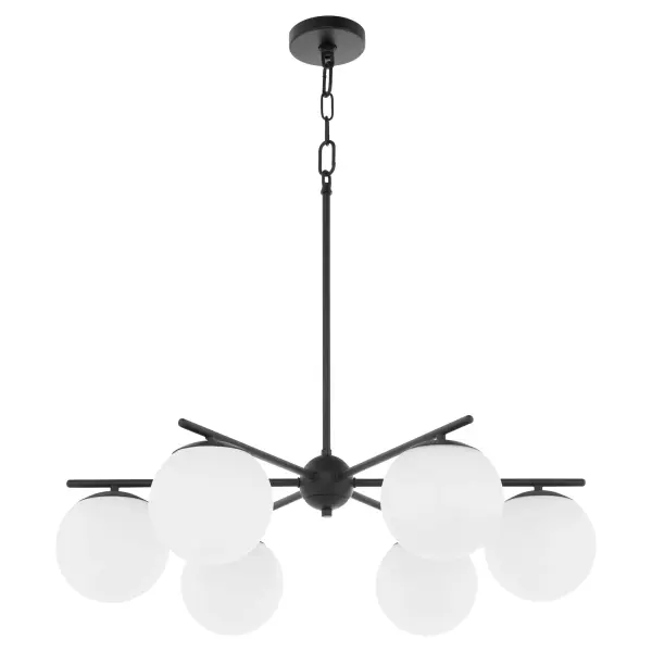 Jasper 6-Light Chandelier in Matte Black - Image 1