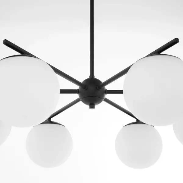 Jasper 6-Light Chandelier in Matte Black - Image 4