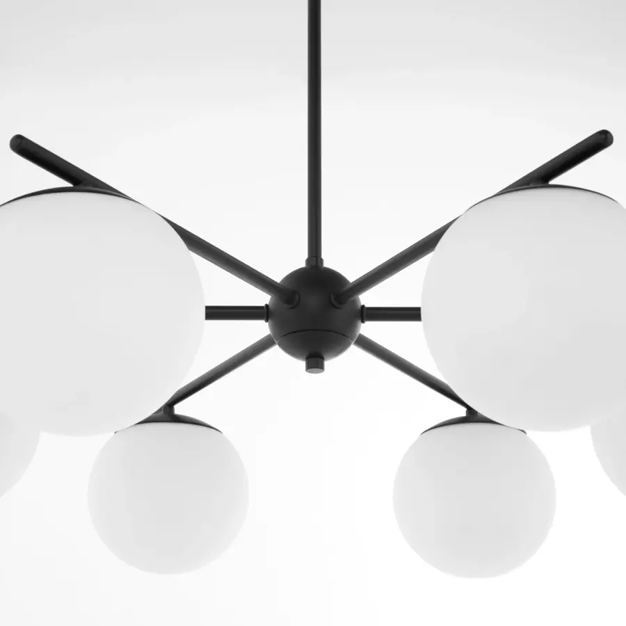 Jasper 6-Light Chandelier in Matte Black - Image 4
