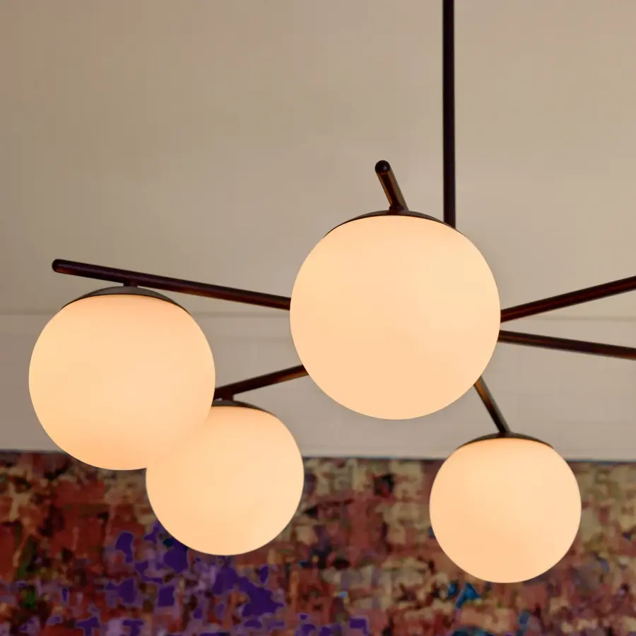 Jasper 6-Light Chandelier in Matte Black - Image 7