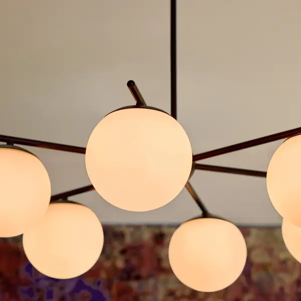 Jasper 6-Light Chandelier in Matte Black - Image 8