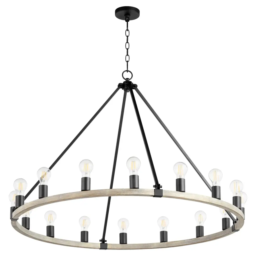 Paxton 16-Light Wagon Wheel Chandelier