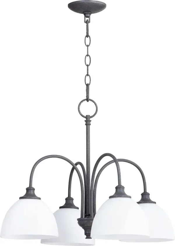 Celeste 4-Light Nook Pendant in Zinc