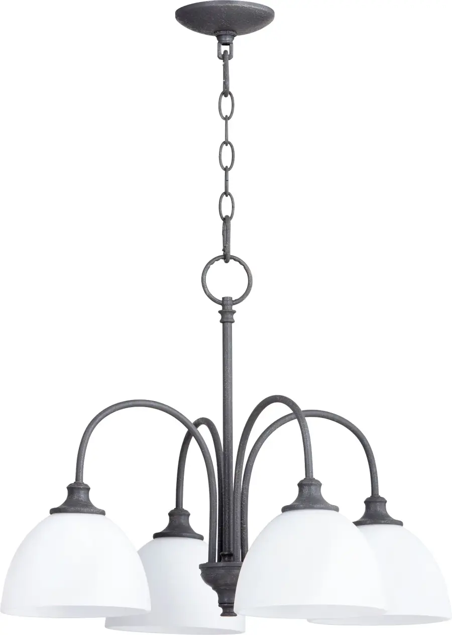 Celeste 4-Light Nook Pendant in Zinc
