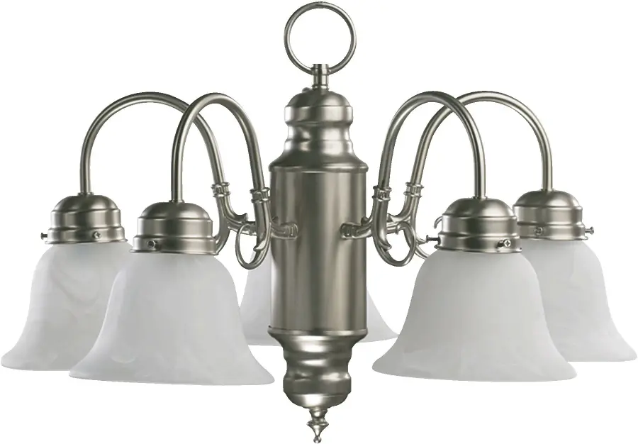 Nook 5-Light Chandelier in Satin Nickel