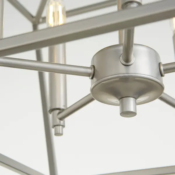 Gabriel 5-Light Classic Nickel Chandelier - Image 2