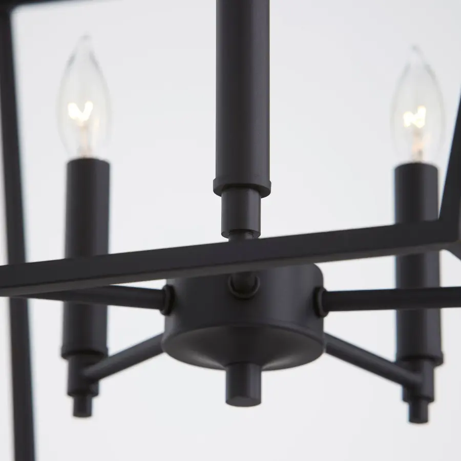 Gabriel 5-Light Traditional Chandelier in Noir - Image 2