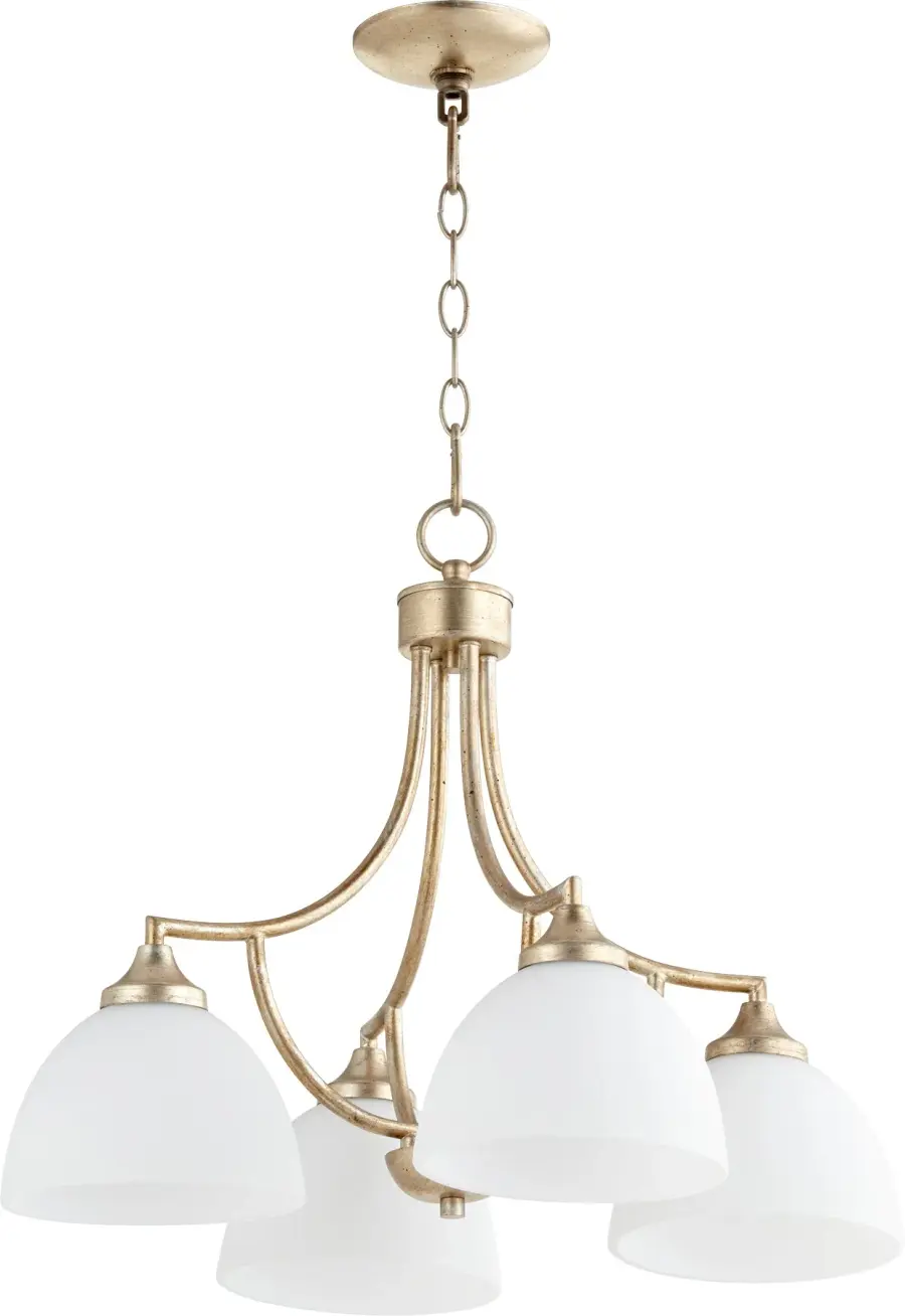 Enclave 4-Light Nook in Aged Silver Leaf