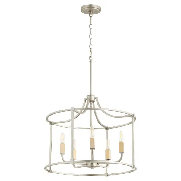 Olympus 5-Light Nook Chandelier in Satin Nickel - Image 2