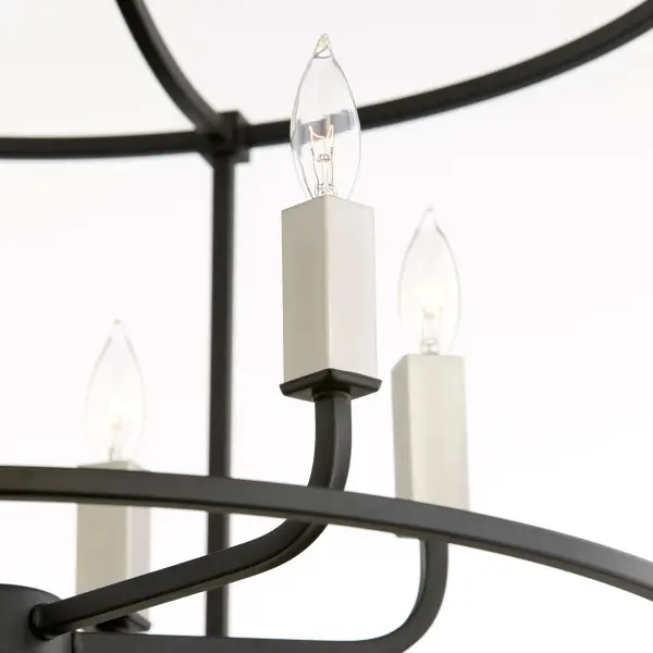 Olympus 6-Light Nook Pendant in Black - Image 2