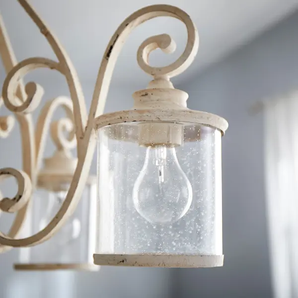 San Miguel 4-Light Persian White Chandelier - Image 3