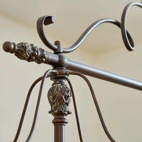 Baroque-Inspired Linear Pendant with Old World Charm - Image 5