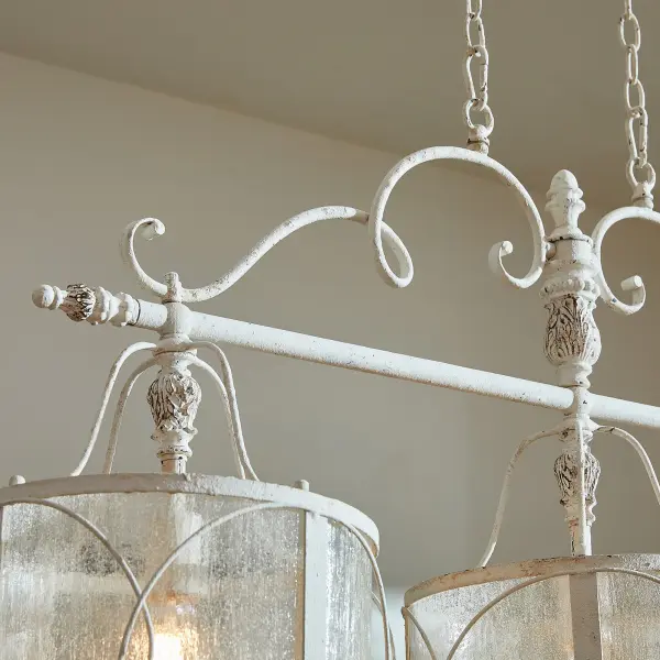 Elegant Italian-Inspired Linear Pendant with Baroque Charm - Image 2