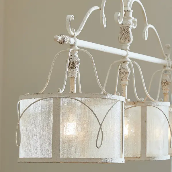 Elegant Italian-Inspired Linear Pendant with Baroque Charm - Image 3