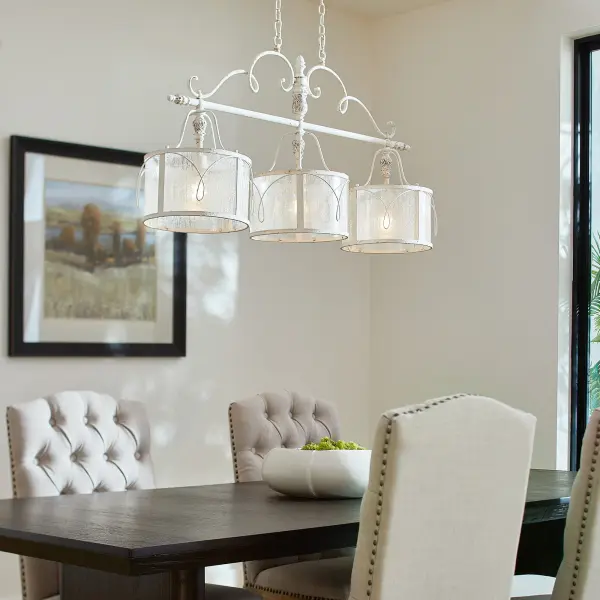 Elegant Italian-Inspired Linear Pendant with Baroque Charm - Image 4