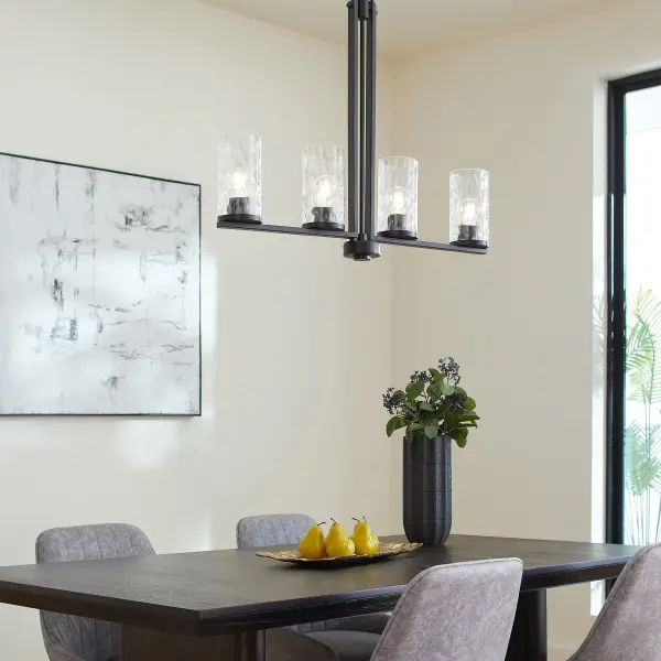 Modern Linear Design with Distinctive Hammered Glass Detail - Image 7