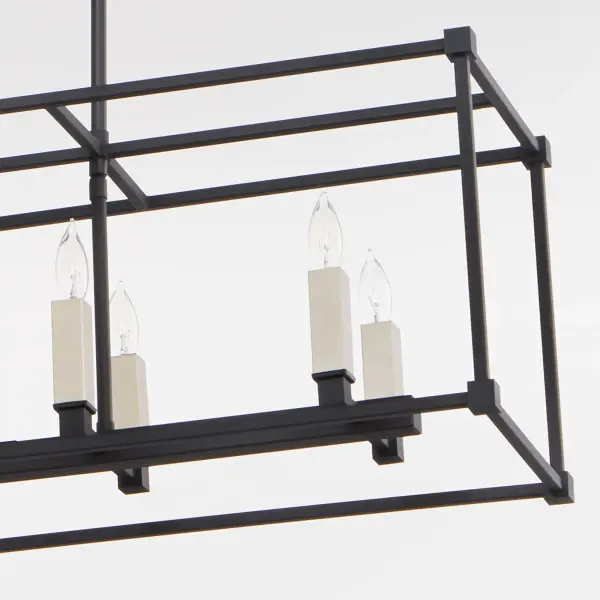 Olympus 8-Light Linear Pendant in Noir - Image 6