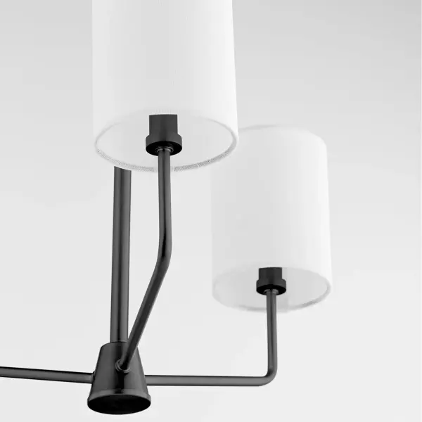 Harmony 3-Light Chandelier in Matte Black - Image 5