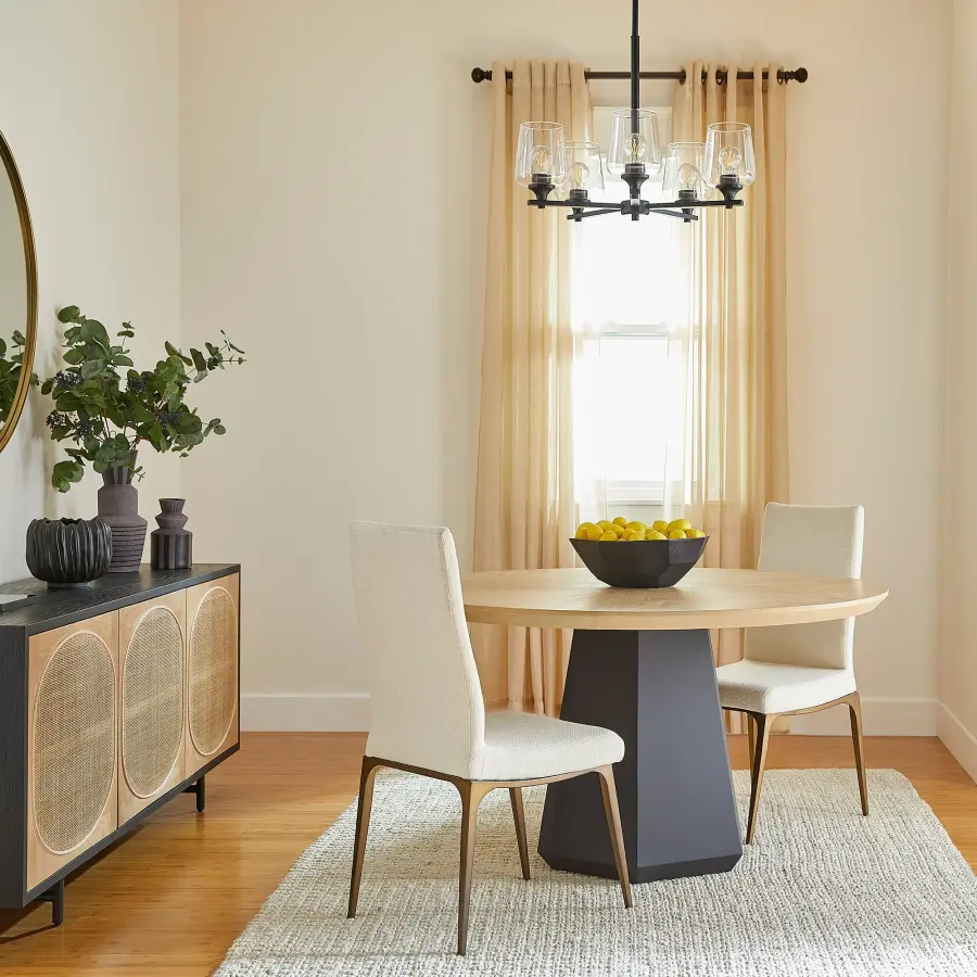 Classic Traditional Chandelier with Modern Matte Black Finish - Image 8