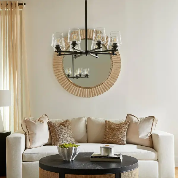 Classic Traditional Chandelier with Modern Matte Black Finish - Image 5