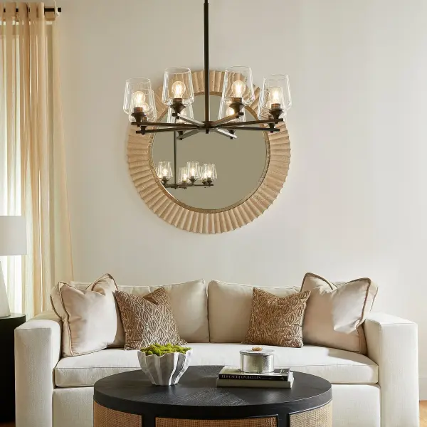 Classic Traditional Chandelier with Modern Matte Black Finish - Image 6