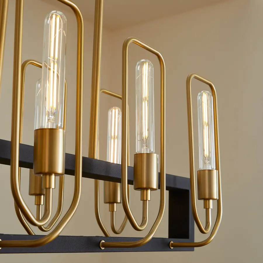 Bold Linear Design with Sophisticated Two-Tone Finish - Image 7