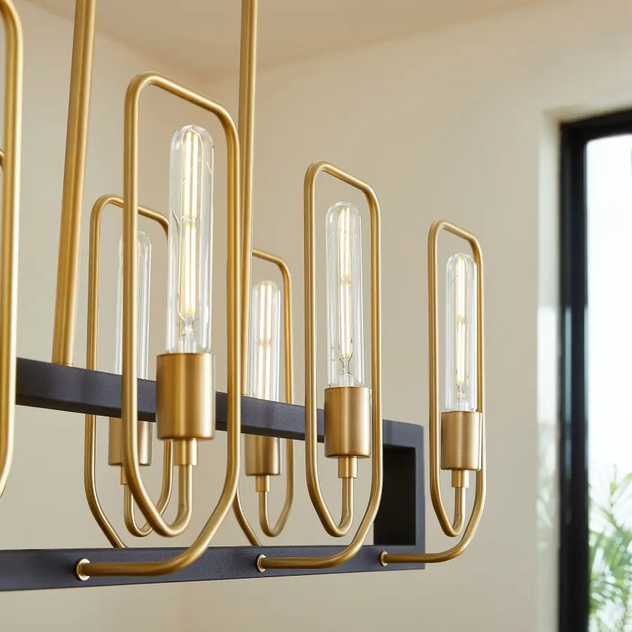 Bold Linear Design with Sophisticated Two-Tone Finish - Image 8