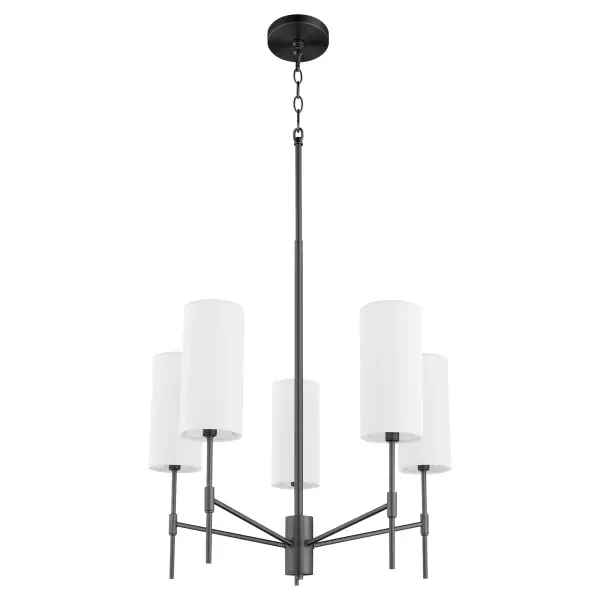 Hamilton 5-Light Chandelier in Matte Black - Image 1