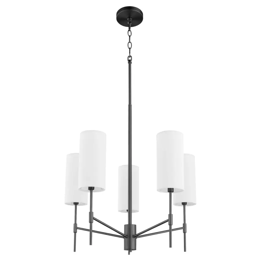 Hamilton 5-Light Chandelier in Matte Black - Image 1