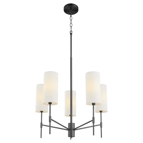 Hamilton 5-Light Chandelier in Matte Black - Image 2