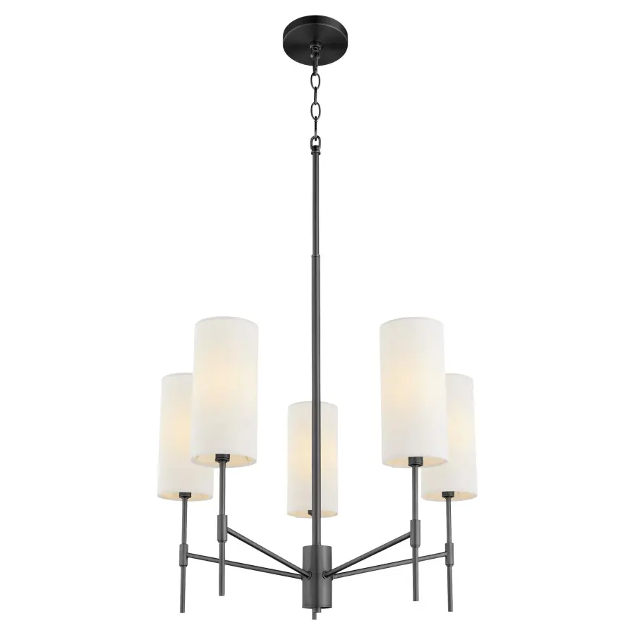 Hamilton 5-Light Chandelier in Matte Black - Image 2
