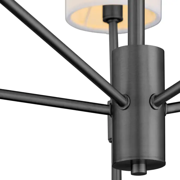 Hamilton 5-Light Chandelier in Matte Black - Image 4