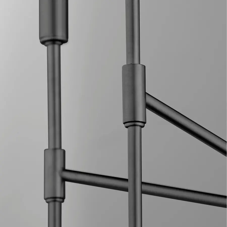 Hamilton 5-Light Chandelier in Matte Black - Image 7