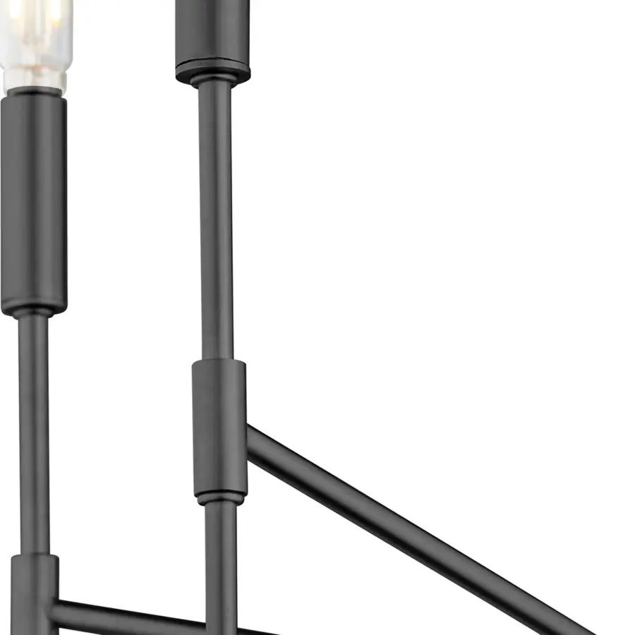 Hamilton 5-Light Chandelier in Matte Black - Image 8