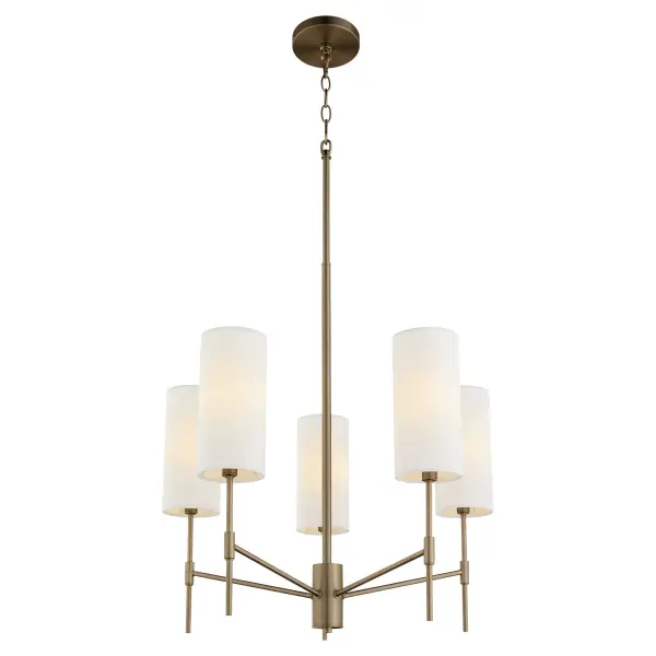 Hamilton 5-Light Chandelier in Dark Brass - Image 2