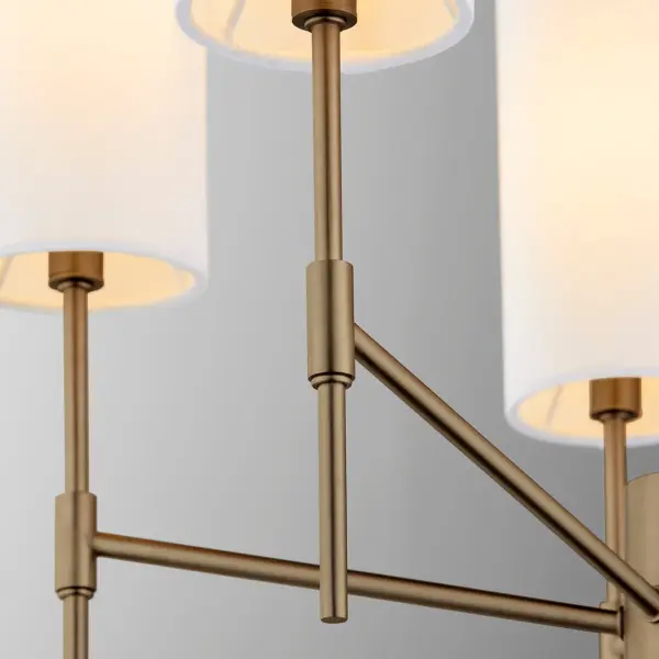 Hamilton 5-Light Chandelier in Dark Brass - Image 3