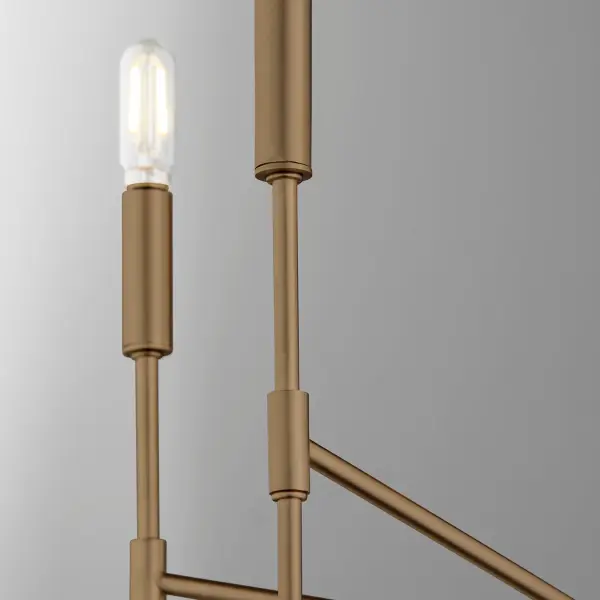 Hamilton 5-Light Chandelier in Dark Brass - Image 8