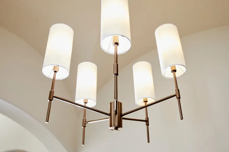 Hamilton 5-Light Chandelier in Dark Brass - Image 10