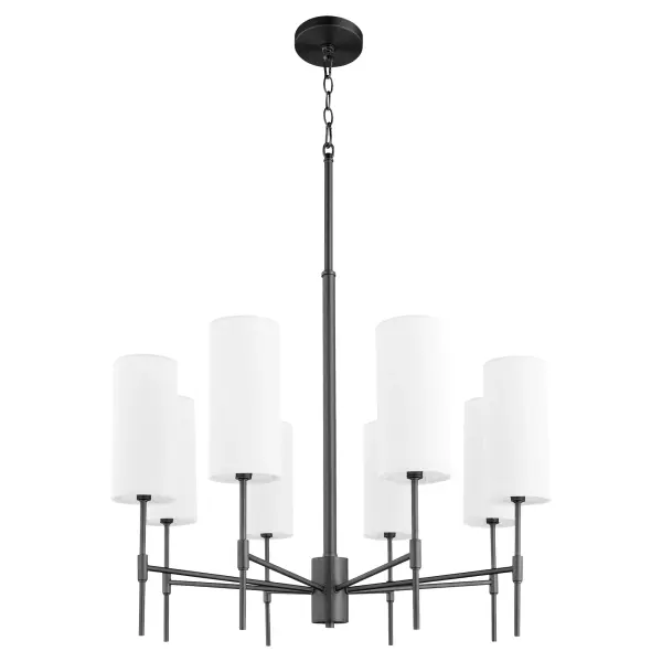 Hamilton 8-Light Chandelier in Matte Black - Image 1