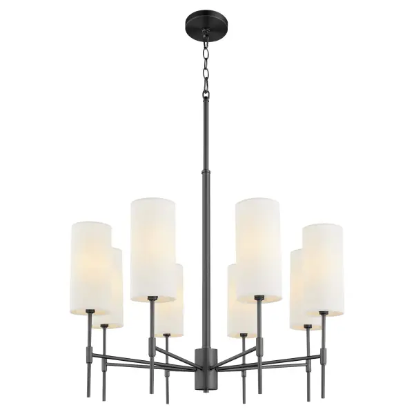 Hamilton 8-Light Chandelier in Matte Black - Image 2