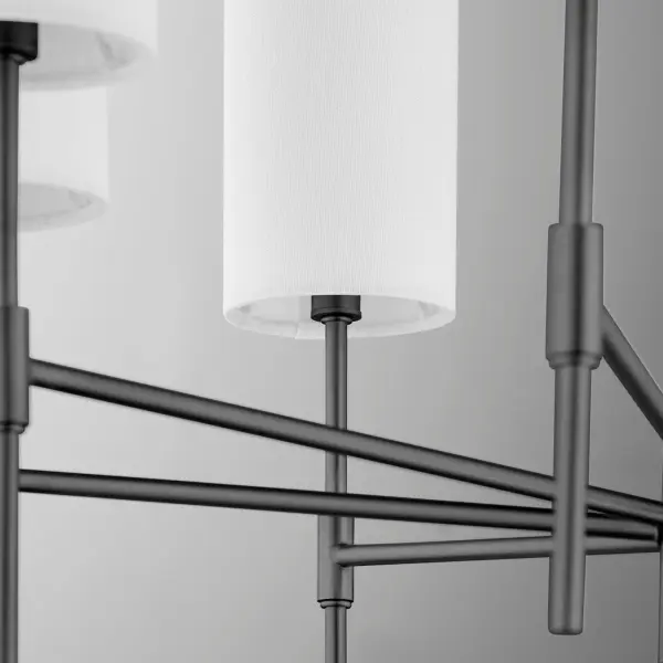 Hamilton 8-Light Chandelier in Matte Black - Image 3