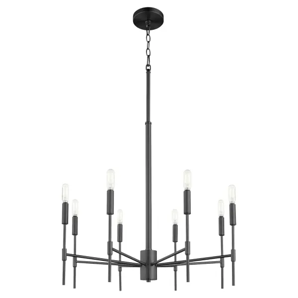 Hamilton 8-Light Chandelier in Matte Black - Image 6
