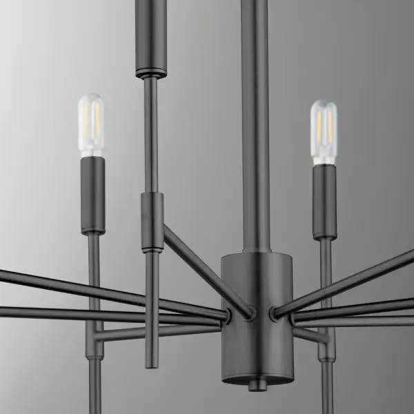 Hamilton 8-Light Chandelier in Matte Black - Image 7