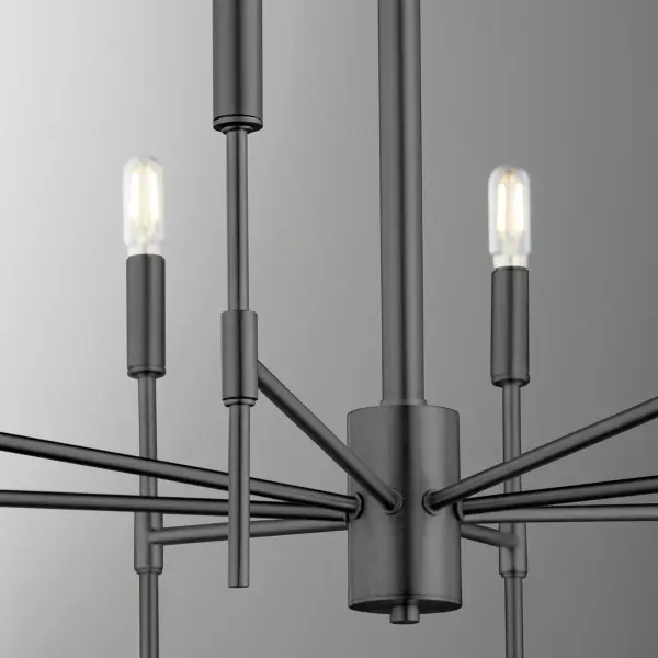 Hamilton 8-Light Chandelier in Matte Black - Image 8